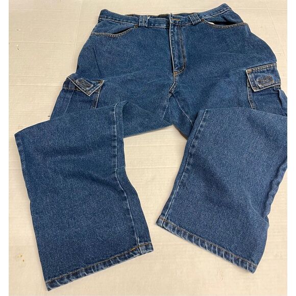 Guide Gear‎ Field Tested Cargo Utility Jeans sz 34x30 A46 - Picture 6 of 9